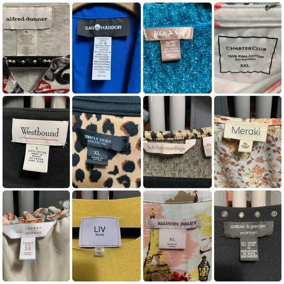 5LB reseller Lot of Y2K, 2000, Vintage and modern women tops! - Picture 6 of 7